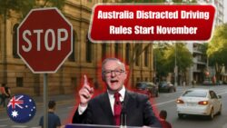 Australia Distracted Driving Rules Starting From November 3 2025 – Road Etiquette no Snacks/Sips/Vapes Fines Cameras