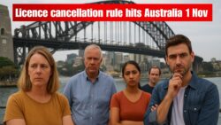 Millions Warned Ahead of 1 November 2025 in Australia Licence Cancellation New Regulations go live – Drivers Urged to Check Compliance