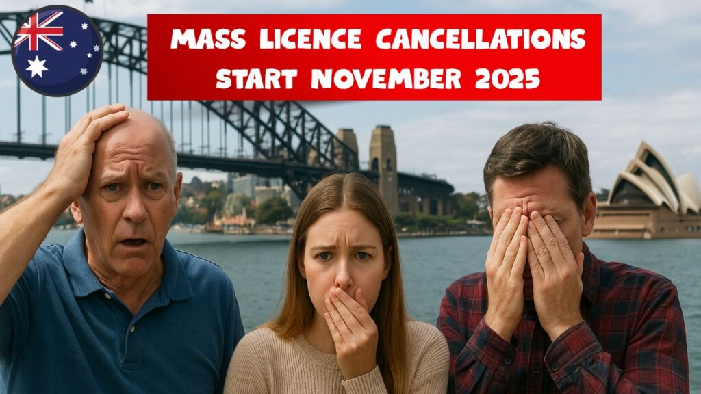 Millions Face Licence Loss In Australia