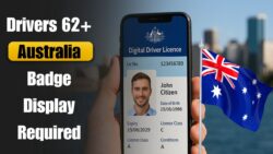 Over 62 Drivers in Australia Licence Badge must be Displayed Under 2025 Update Exceptions Listed